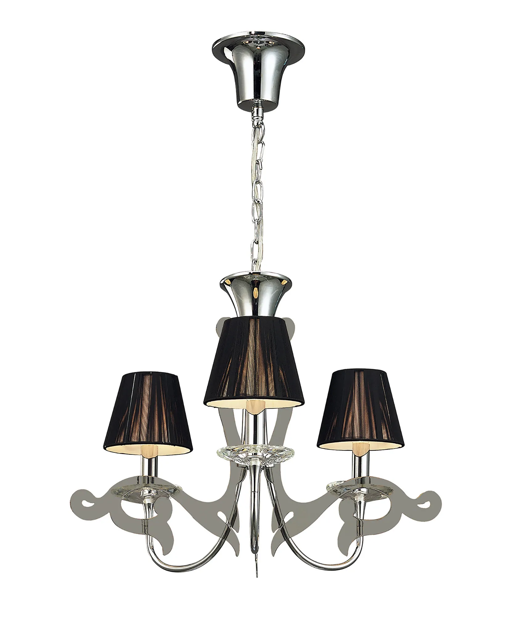 M0378  Acanto Crystal Pendant 3 Light